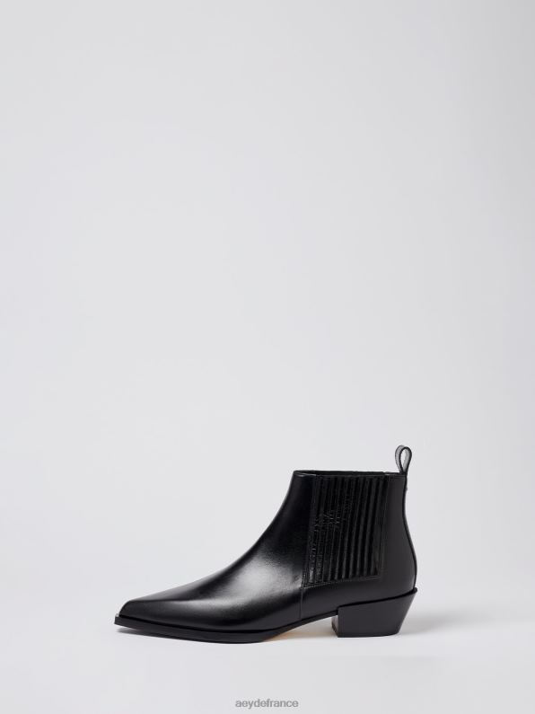 Aeyde être un veau noir R4DZ250 chaussure